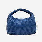 MEDIUM BLÅ CLASSIC VENETA HOBO taske fra brand: BOTTEGA VENETA - We Do Vintage