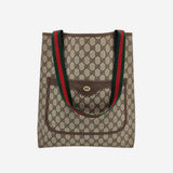 DIAMANTE CANVAS TOTE taske fra brand: GUCCI - We Do Vintage