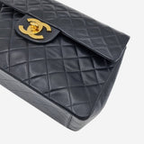 VINTAGE MAXI SINGLE CLASSIC FLAP BAG taske fra brand: CHANEL - We Do Vintage