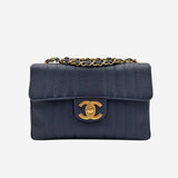 VINTAGE JUMBO SINGLE CLASSIC FLAP BAG taske fra brand: CHANEL - We Do Vintage