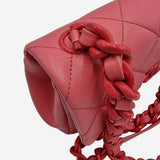 Lacquered metal caviar flap bag taske fra brand: CHANEL - We Do Vintage