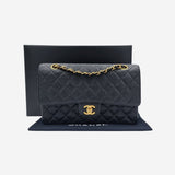 MEDIUM SORT CAVIAR CLASSIC DOUBLE FLAP taske fra brand: CHANEL - We Do Vintage