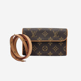 MONOGRAM CANVAS FLORENTINE taske fra brand: LOUIS VUITTON - We Do Vintage