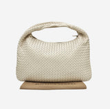 LARGE RÅHVID CLASSIC VENETA HOBO taske fra brand: BOTTEGA VENETA - We Do Vintage