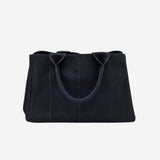 SORT CANAPA TOTE MEDIUM taske fra brand: PRADA - We Do Vintage
