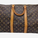 MONOGRAM CANVAS KEEPALL 55 BANDOULIERE taske fra brand: LOUIS VUITTON - We Do Vintage