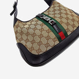 SMALL ophidia GG CANVAS JACKIE taske fra brand: GUCCI - We Do Vintage