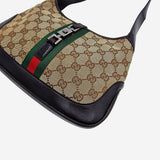 SMALL ophidia GG CANVAS JACKIE taske fra brand: GUCCI - We Do Vintage