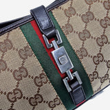 SMALL ophidia GG CANVAS JACKIE taske fra brand: GUCCI - We Do Vintage