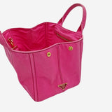PINK CANAPA TOTE MEDIUM taske fra brand: PRADA - We Do Vintage