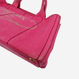 PINK CANAPA TOTE MEDIUM taske fra brand: PRADA - We Do Vintage