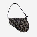 SORT JACQUARD CANVAS SADDLE