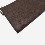 BRUN EPI LÆDER POCHETTE ACCESSOIRES