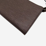 BRUN EPI LÆDER POCHETTE ACCESSOIRES