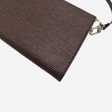 BRUN EPI LÆDER POCHETTE ACCESSOIRES