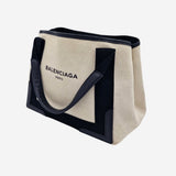 BEIGE CANVAS TOTE