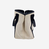 BEIGE CANVAS TOTE