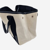 BEIGE CANVAS TOTE