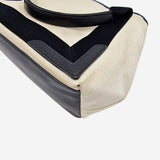 BEIGE CANVAS TOTE