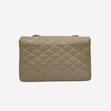 BEIGE VINTAGE KUVERT FLAP BAG