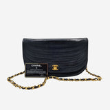 VINTAGE HALF MOON FLAP BAG