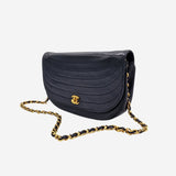 VINTAGE HALF MOON FLAP BAG