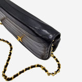 VINTAGE HALF MOON FLAP BAG