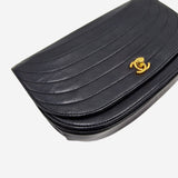 VINTAGE HALF MOON FLAP BAG