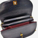 VINTAGE HALF MOON FLAP BAG