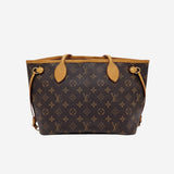 MONOGRAM CANVAS NEVERFULL PM