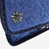 Paris-Salzburg medium wool single flap bag