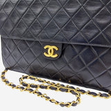 VINTAGE DIAMAND QUILTED FLAP BAG