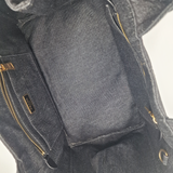 SORT DENIM CANAPA TOTE MEDIUM