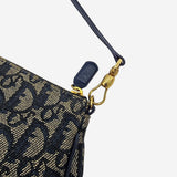 JACQUARD CANVAS SADDLE