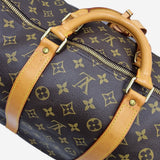 MONOGRAM CANVAS KEEPALL 55 BANDOULIERE
