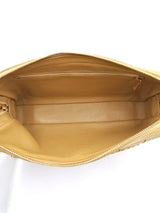 Beige Chocolate Bar shoulder bag taske fra brand: CHANEL - We Do Vintage