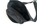Sort Nylon bæltetaske taske fra brand: PRADA - We Do Vintage
