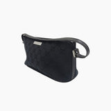 Sort Diamant Canvas boat pochette taske fra brand: GUCCI - We Do Vintage