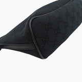 Sort Diamant Canvas boat pochette taske fra brand: GUCCI - We Do Vintage