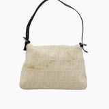 Beige Zucca mamma baguette taske fra brand: FENDI - We Do Vintage