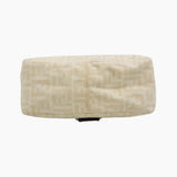 Beige Zucca mamma baguette taske fra brand: FENDI - We Do Vintage