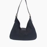 Sort canvas mamma baguette taske fra brand: FENDI - We Do Vintage