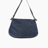 Denim mamma baguette taske fra brand: FENDI - We Do Vintage