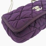 lilla bubble quilt flap bag taske fra brand: CHANEL - We Do Vintage