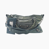 grågrøn mini city bag taske fra brand: BALENCIAGA - We Do Vintage