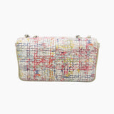 Watercolor canvas flap bag small taske fra brand: CHANEL - We Do Vintage