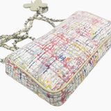 Watercolor canvas flap bag small taske fra brand: CHANEL - We Do Vintage