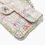 Watercolor canvas flap bag small taske fra brand: CHANEL - We Do Vintage