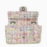 Watercolor canvas flap bag small taske fra brand: CHANEL - We Do Vintage