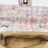 Watercolor canvas flap bag small taske fra brand: CHANEL - We Do Vintage